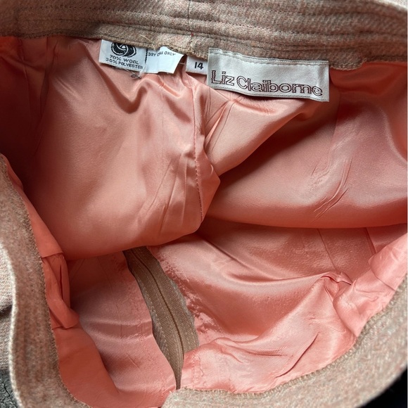 Liz Claiborne Vintage Straight leg high waisted trousers 70’s 80’s wool pants - Picture 3 of 9